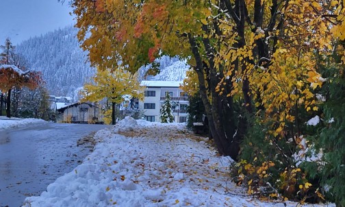 Herbst trifft Winter - Haus Herma