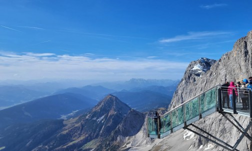 Die Brücke ins Nichts am Dachstein