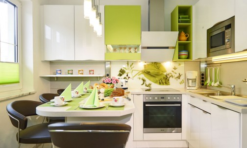 Schöne Küche im Appartement Alpenrose im Haus Herma