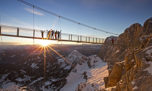 Hängebrücke am Dachsteingletscher © Schladming-Dachstein.at/raffalt