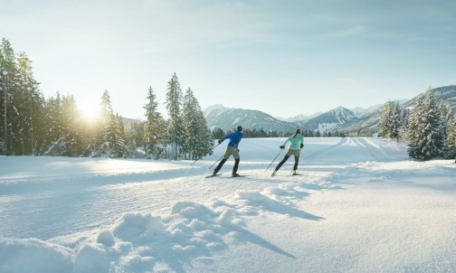 Langlaufen im Weltcuport Ramsau am Dachstein © Schladming-Dachstein, Peter Burgstaller